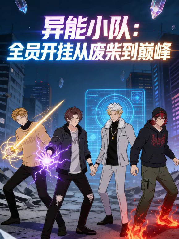 异能小队,全员开挂从废柴到巅峰动态漫画