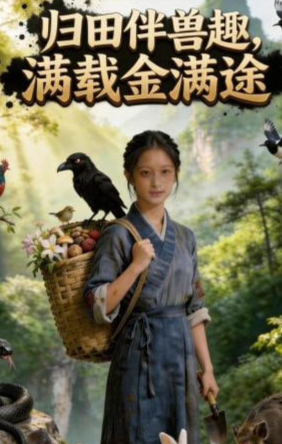 归田伴兽趣,满载金满途