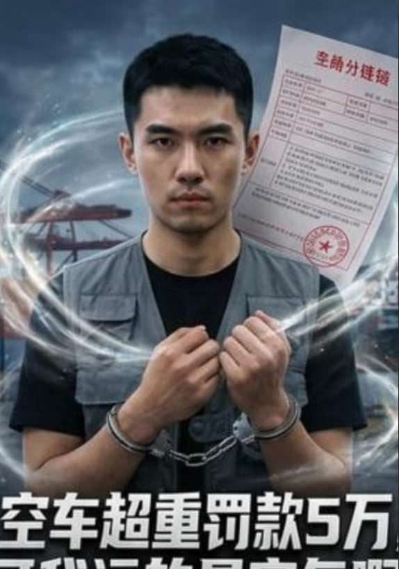 空车超重罚款5万,可我运的是空气啊