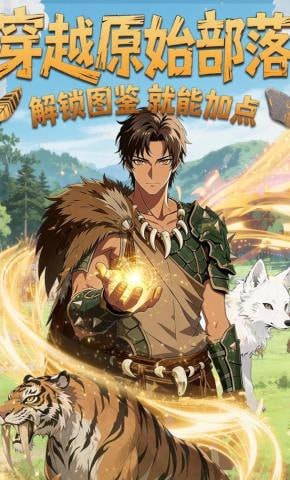 穿越原始部落,解锁图鉴就能加点